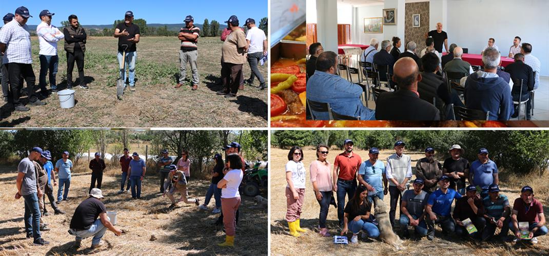 Bolu’da FAO Projesi Kapsamında Belirlenen Arazilerden Numune Alındı